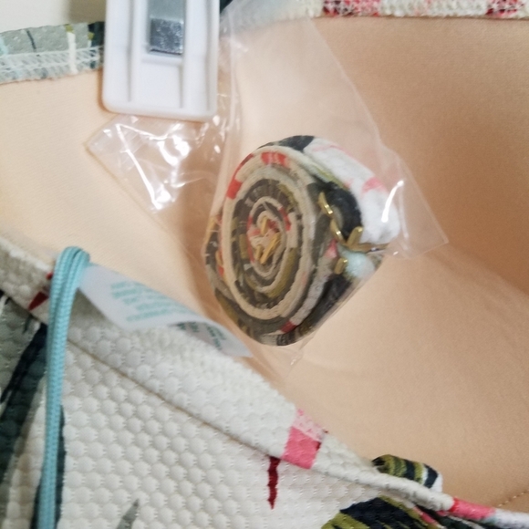 Kona Sol Floral Bandeau One Piece Convertible Suit - Picture 7 of 7